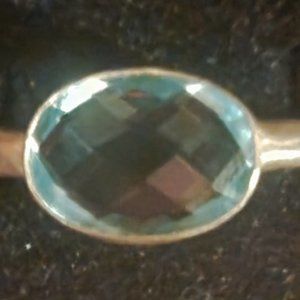 Sterling Silver Ring With Gemstone